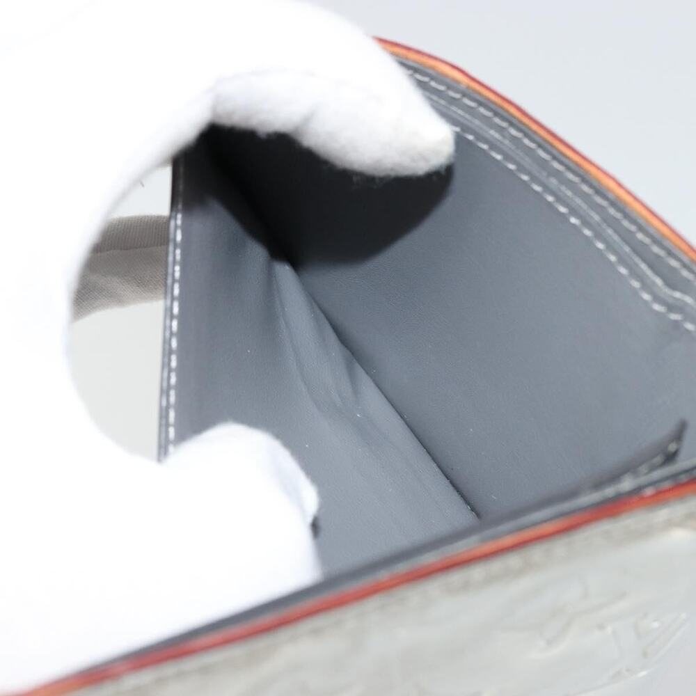 Louis Vuitton Mirror Portefeuille Slender Bifold Wallet Silver - Picture 7 of 16